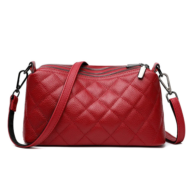 Women Handbag 100% Genuine Leather Shoulder Bag Luxury Brand High-Capacity Messenger Bag Fashion Tote Sac