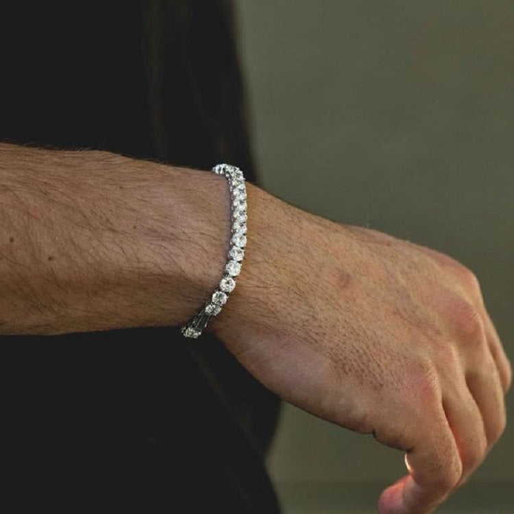 Bing Bing Hiphop Men and Women Night Club Hipster Super Flash Bracelet Rhinestone Bracelet